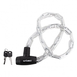 inSPORTline Bike Lock Steel Cable Bicycle Chain Lock with Vinyl Sleeve 1200mm