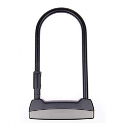 Unknown Accessories Strong and sturdy Bicycle U-Lock Anti-theft Steel Motorcycle Door Fence Safety Lock 2 Key Locks Safety Strong Riding Bicycle Lock Security (Color : ET 110 S)