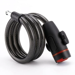 DXSE Bike Lock Theft Spiral Steel Cable Bicycle Lock for Cycling Anti-Theft Chain Wire MTB Motorcycle Universal Cable Coil Bicycle Accessories
