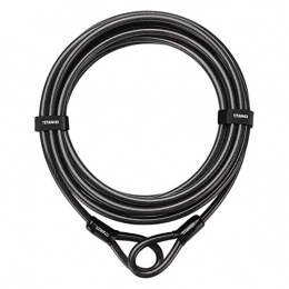 Titanker Accessories Titanker Bike Steel Cable, Thick Security Vinyl Coated Flexible Steel Cable with Loop End (10mm-30ft)