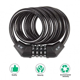 TOMALL Bike Lock TOMALL Anti-Theft Lock for Xiaomi M365 Ninebot Scooter High Security Steel Cable Password Lock Outdoor 4-Digit Password Resetable Code Lock for Mountain Bike Motorcycle Bike