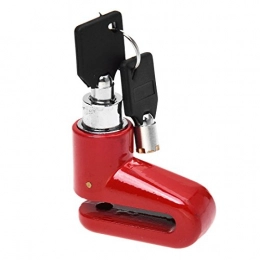 Toolmore Accessories Toolmore Motorcycle Disc Brakes Rotor Lock Security Bicycle Lock - Red