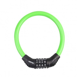 TUAN Accessories TUAN Bike Lock, Cable Locks for Bicycle Heavy Duty Combination Chain Security Digital Motorcycle Locks Bicycle Accessories (Color : Green)