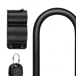 UIOP Accessories UIOP U-shaped Anti-theft Lock Bike Vehicle Security Electric Motorcycle Bicycle Locks For Outdoor Cycle Biking Entertainment 820 (Color : Black, Size : 180x130mm)
