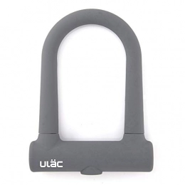 ULAC Bike Lock ULAC Brooklyn Featherweight Alloy Bike U-Lock, with Transportation Bracket System for Versatile Carrying (Grey)