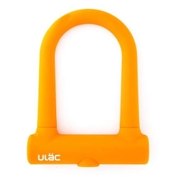 ULAC Accessories ULAC Brooklyn Featherweight Alloy Bike U-Lock, with transportation bracket system for versatile carrying (Orange)