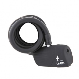 ULAC Bike Lock ULAC The BEE 110dB Alarm Cable Lock, 12mm x 120cm (0.5in x 47in) Braided Steel Cable for Bike, Bicycle, Motorcycle, Scooter