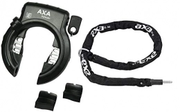 Unknown  Unbekannt AXA Defender Matte Black + RLC Mortice Chain 140 Bicycle Lock Frame Lock with Chain