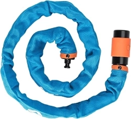 UPPVTE Accessories UPPVTE Bicycle Lock Chain, Portable Chain Motorcycle Lock Safety Anti Theft Chain Lock, Ideal for Bike, Electric Bike, Mountain Bike, Road Bike Cycling Locks (Color : Orange, Size : 1m)