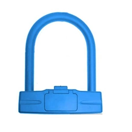 UPPVTE Accessories UPPVTE Security Steel Chain Lock, 5-Digit Bicycle Bike Combination U-Lock Bike Heavy Duty Bicycle Motorcycle Cycling Scooter Cycling Locks (Color : Blue, Size : 22 * 17cm)