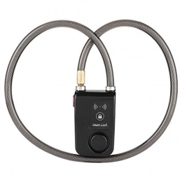 Pwshymi Bike Lock Vibration Function APP Bluetooth Control Bike Anti-theif Lock Smart Bluetooth Lock, for Bike Protection