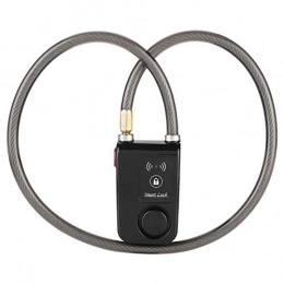 Pwshymi Accessories Vibration Function Smart Bluetooth Lock IP44 Waterproof Bike Anti-theif Lock, for Bike Protection
