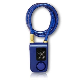 Chengstore Bike Lock Waterproof Smart Bluetooth Keyless Bike Lock, Anti-theft IP44 Splash-Proof Cycling Lock with 110db Alarm for Bicycles, Motorcycles, Gates & Fences