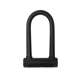WeiCYN Accessories WeiCYN Bicycle Lock, Double Open U-lock, Small Bold Electric Car Anti-theft Road Mountain Bike Lock, Bicycle Riding Lock, (Color : Black)