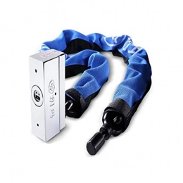 WeiCYN Bike Lock WeiCYN Safe And Durable Lock - Chain Lock, Lightweight Lightweight Bicycle Lock, Size: 40 Inches (length) * 1 Inches (diameter), Color: Blue (Color : Blue)