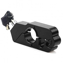 WENBING Motorcycle Lock, Motorcycle Handlebar Grip Brake Lever Lock, Universal Anit Theft Security Caps Lock,CNC Aluminium Alloy with 2 Keys to Secure a Bike, Scooter, Moped or ATV,Black