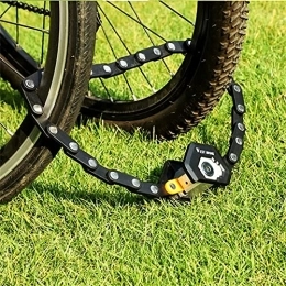 Woyada Bike Lock woyada Heavy-Duty Industrial Bike Lock, Anti Theft Folding High Security Bicycle Lock for Outdoor(67x67x55mm)