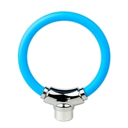 WSS Shoes Bike Lock WSS Shoes Bicycle Lock Cable Lock Horseshoe Lock Ring Lock Portable Mini Ring Lock Cycling Accessories (Color : Blue)