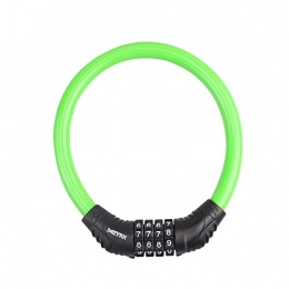 WSS Shoes Accessories WSS Shoes bicycle lock Outdoor Bicycle Digital Password Lock Anti-theft Lock Mountain Bike Color Lock Security Code Bicycle Equipment Motorcycle-black Bike lock (Color : Green)