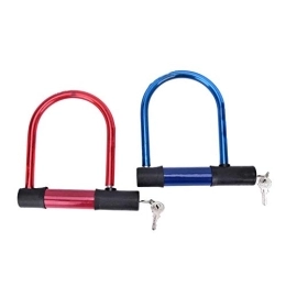 WSS Shoes Accessories WSS Shoes bicycle lock Universal Cycling Safety Bike U Lock Steel MTB Road Bike Cable Anti-theft Heavy Duty Lock Bicycle Accessories Bike lock