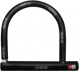 WXFCAS Accessories WXFCAS Easy to Carry Bicycle U-Shaped Lock Tricycle Large Padlock Enlarged U-Shaped Padlock Riding Accessories Popular Bicycle Locks (Color: Black (Color : Black, Size : 23.5x25.2cm)