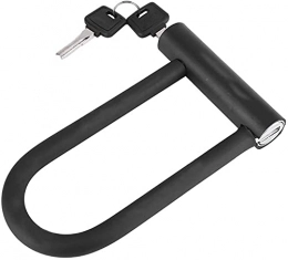 WXFCAS Accessories WXFCAS Portable Bike Lock with 2 Keys Unbreakable Steel U Shaped Padlock Bicycle Lock Bicycle Accessories