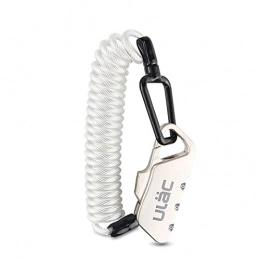 WYZQ Accessories WYZQ Bicycle Lock Mini Bicycle Lock Password Anti-theft Bike Lock Cycling Code Combination Security Cable lock-white Bike lock, Locks