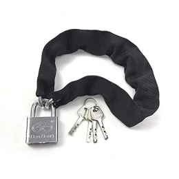 XIEZI Accessories XIEZI Bicycle Bassword Lock Small Chain Lock, Battery Car Bicycle Lock, Chain Lock, Anti-Theft Chain Lock, Bold, Long@0.3M