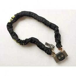 XILIN-1987 Bike Lock XILIN-1987 Chain lock Bicycle lock / bicycle chain / bicycle lock 1.1m chain lock resistant to 12 tons hydraulic shear tricycle and motorcycle lock Integrated Chain Lock (Size : 2.2kg)
