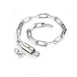 XILIN-1987 Accessories XILIN-1987 Chain lock Bicycle Lock / bicycle Chain / bicycle Lock, Standard 0.55 * 100cm Chain Lock, Suitable For Bicycle And Motorcycle Electric Car Integrated Chain Lock (Color : Gold)