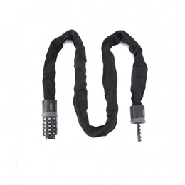 XinQing Bike Lock XinQing-Bicycle lock Bicycle Lock, Mountain Bike 5-digit Combination Lock, Anti-theft Lock, Chain Lock, Suitable for Electric Motorcycles, Gates, A Variety of Sizes Are Available (Size : 90cm)
