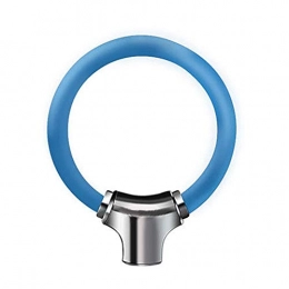 XinQing Accessories XinQing Bicycle lock Bicycle Lock Portable Mini Ring Lock Anti-theft Steel Cable Lock, Suitable for Mountain Road Bike Riding Equipment Accessories (Color : Blue)