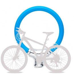 XLanY Accessories XLanY Bike Lock Anti Theft Lightweight Unbreakable Bicycle Wheel Portable Locks, Ring Lock Bicycle for Road Mountain Commuter Bike Gift for Child Kids Bike, Blue