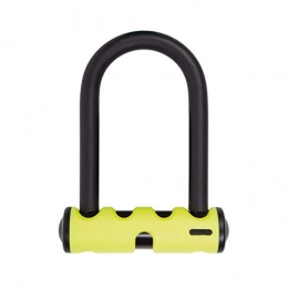 Xyl Accessories Xyl Mini-circular U-lock shackle safety electric lock immobilizer double lock open U-road motorcycle lock bicycle lock yellow