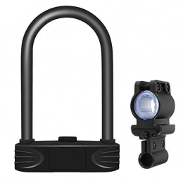 YA MI Accessories YA MI Bike U-Locks, 16mm Heavy Duty Bike, Motorcycle Combination U-Lock, Anti-Theft Combination Door Lock (Black)