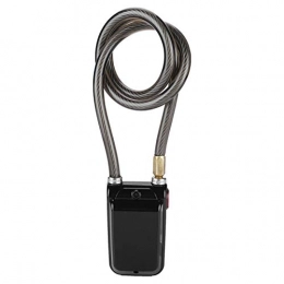 Yatar Accessories Yatar Bluetooth Lock, Waterproof 110dB Wire Rope Bike Lock Cable, for Mountain Bike Road Bike