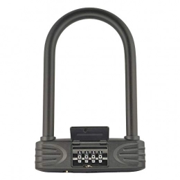 YEZINbei Bike Lock YEZINbei Lock U-Type Password Lock Car Lock Bicycle Motorcycle Electric Car Anti-Theft Password Lock (Color : Black)