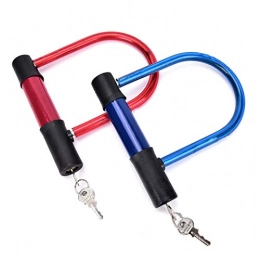 YFFSBBGSDK Bicycle Lock Universal Cycling Safety Bicycle U Lock Steel Mountain Bike Road Bike Cable Anti-Theft Heavy Lock Bicycle Accessories