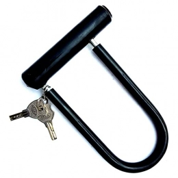 YQG Bike Lock YQG Gate Mountain Bike U Lock, Pick-resistant Bicycle Lock Includes 2 Keys, 20x10CM Security