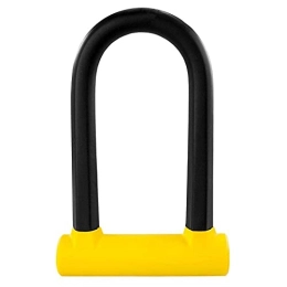 YQG Accessories YQG Heavy Duty Bike Lock, Bike lock Strong In The U-Lock Center Smash Resistant Hydraulic Shear Military Steel Bicycle Electric Vehicle Anti Scratch Silicone-Large size rope. (Color : Small size tw