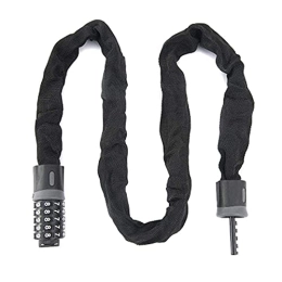 YQG Accessories YQG Outdoors Bike Lock, Bike lock Password Bike Digital Chain Lock Security Outddor Anti-Theft Lock Motorcycle Cycling Bike Accessories-0CM (Color : 90CM)