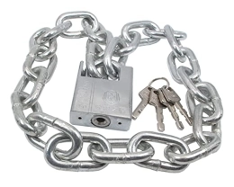 YUE Bike Lock YUE Chain Locks, Security Chain and Lock Kit, Bicycle Chain Locks, for Bicycles, Motorcycles, Ships, ladders, Doors, Lawn mowers and Equipment Lock Accessory