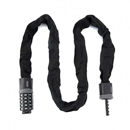 YUNYI Accessories YUNYI 1.2m Bicycle Chain Lock 5 Digit Codes Anti-Theft Password Bicycle Lock for Bicycle Motorcycle Scooter Outdoor Use