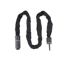 Yxxc Bike Lock Yxxc Bicycle lock Bicycle Lock, Mountain Bike 5-digit Combination Lock, Anti-theft Lock, Chain Lock, Suitable for Electric Motorcycles, Gates, A Variety of Sizes Are Available (Size : 120cm)