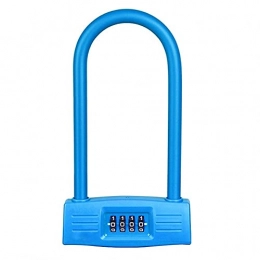 Yxxc Accessories Yxxc Combination Lock Combo Gate Lock For Bike Scooter Motorcycles U-Lock For Bike Scooter Motorcycles U-Lock, Blue