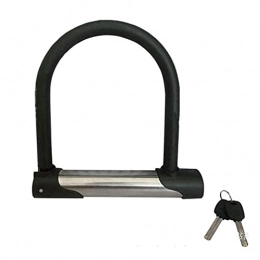 Yxxc Accessories Yxxc Gate Bike U Lock with 2 Keys, Security Pick-resistant Lock for Mountain Bicycle Motorbike Security
