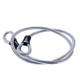 ZDAMN Bike Lock ZDAMN Bicycle Lock Bicycle Lock Wire Riding Strong Steel Cable Lock Mountain Bike Road Bike Lock Rope Anti-theft Bicycle Accessories for Outdoors (Color : Gray, Size : 120cm)