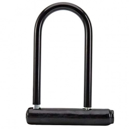 ZDAMN Accessories ZDAMN Bicycle Lock Bicycle U-shaped Road Bike Lock Ultra-light High-strength Steel Bicycle Lock Bicycle Accessories Anti-theft Mountain Bike Road Lock for Outdoors (Color : Black, Size : 19.8x13.3cm)