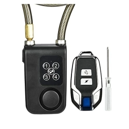 ZHANGLE Accessories ZHANGLE Remote Control Smart Motorcycle Alarm Lock Bike Lock Security Lock Motor Bike Lock Cycling Accessories