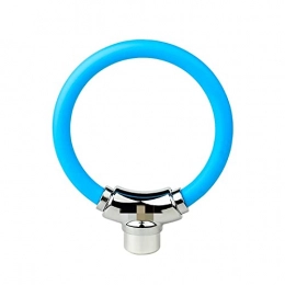 ZHANGQI Bike Lock ZHANGQI jiejie store Bicycle Combo Lock Extended Spiral Cable 3 Digits Combination Resettable Light Weight Compact Size Portable ULAC K2S Lock (Color : Blue)